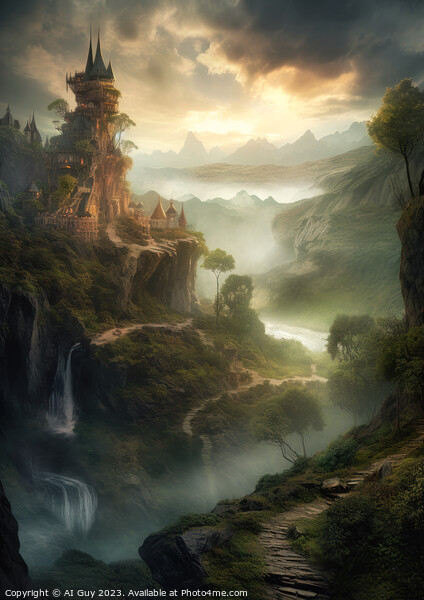 Fantasy Land Picture Board by Craig Doogan Digital Art