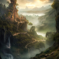 Buy canvas prints of Fantasy Land by Craig Doogan Digital Art