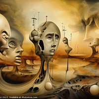 Buy canvas prints of Abstract Surrealism #1 by Craig Doogan Digital Art