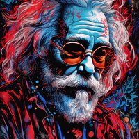 Buy canvas prints of JG Of the Grateful Dead by Craig Doogan Digital Art