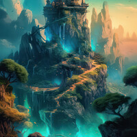 Buy canvas prints of Fantasy Land by Craig Doogan Digital Art