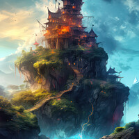 Buy canvas prints of Fantasy World by Craig Doogan Digital Art