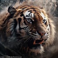 Buy canvas prints of Eye of the Tiger  by Craig Doogan Digital Art