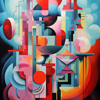 Buy canvas prints of Abstract AI Art by Craig Doogan Digital Art