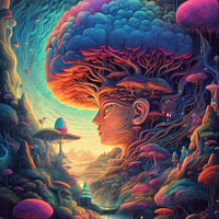 Buy canvas prints of Psychedelic Digital Painting by Craig Doogan Digital Art