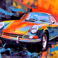 Buy canvas prints of Porsche 911 Digital Painting by Craig Doogan Digital Art