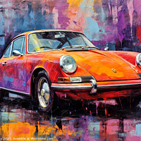 Buy canvas prints of Porsche 911 Digital Painting by Craig Doogan Digital Art