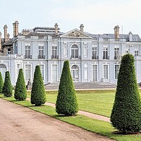 Buy canvas prints of Elegant French Baroque-style Mansion by Peter Lewis