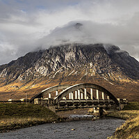 Buy canvas prints of The Buachaille, Scotland, Glencoe, by Richard Armstrong