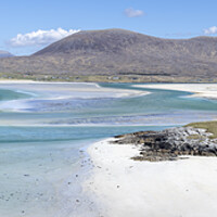 Buy canvas prints of Majestic Harris and Lewis Beach by Richard Armstrong