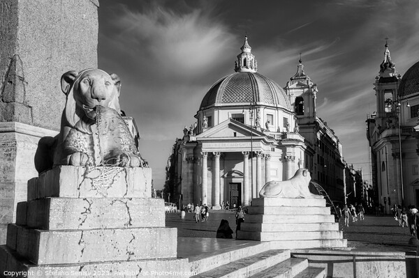 Rome - Piazza del Popolo Picture Board by Stefano Senise