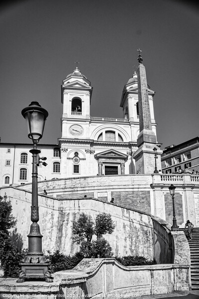 Timeless Beauty of Trinit dei Monti Church Picture Board by Stefano Senise