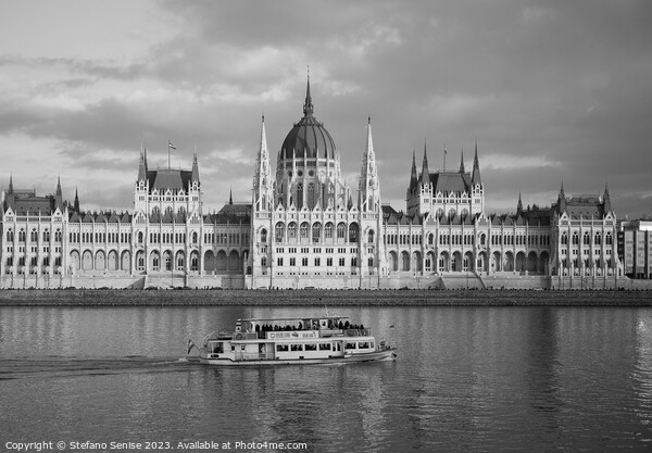 Majestic Hungarian Parliament Building Picture Board by Stefano Senise