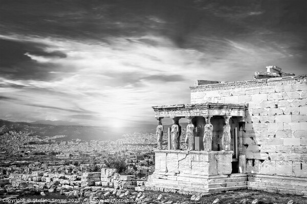 The Caryatids of Acropolis Picture Board by Stefano Senise