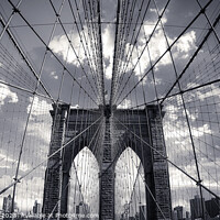 Buy canvas prints of Brooklyn Bridge in New York  by Stefano Senise