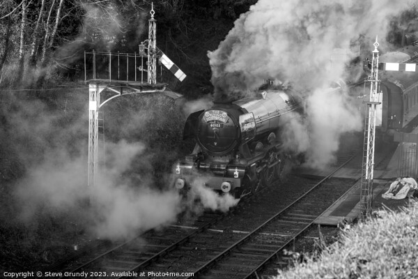 The Mighty Flying Scotsman Locomotive at Alresford Picture Board by Steve Grundy
