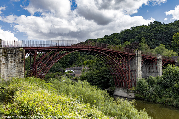 The Ironbridge, Shropshire Picture Board by Steve Grundy