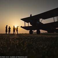 Buy canvas prints of Sopwith Pup Sunrise  by Andy Critchfield