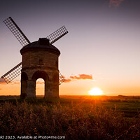 Buy canvas prints of Sunset at Chesterton Windmill by Andy Critchfield