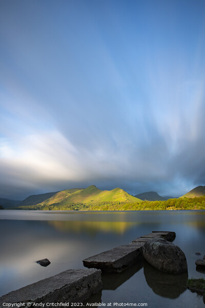 Isthmus Bay Lake District Picture Board by Andy Critchfield