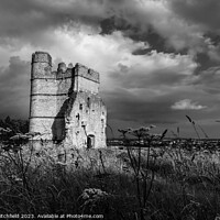 Buy canvas prints of Donnington Castle against clouds by Andy Critchfield