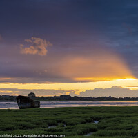 Buy canvas prints of Ship wreck Sunset by Andy Critchfield