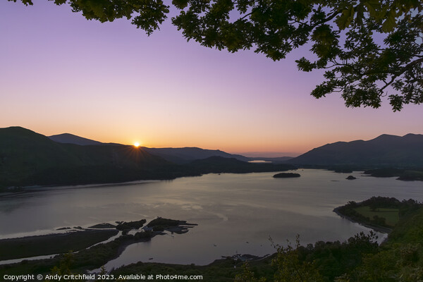 Sunset from Surprise View in The Lake District loo Picture Board by Andy Critchfield