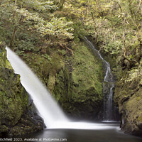 Buy canvas prints of Ceunant Mawr Waterfall by Andy Critchfield