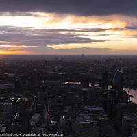 Buy canvas prints of Sunset over London and the River Thames by Andy Critchfield