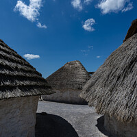 Buy canvas prints of Neolithic Houses by Tom Lloyd