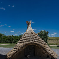 Buy canvas prints of Neolithic Houses by Tom Lloyd