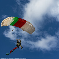 Buy canvas prints of Parachutist by Tom Lloyd