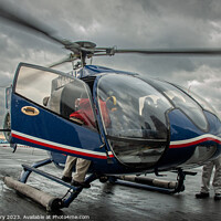 Buy canvas prints of New York helicopter by Paul Berry