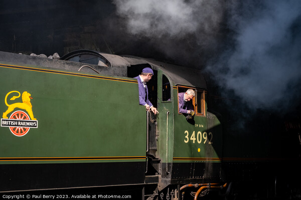 Heritage steam train entering tunnel  Picture Board by Paul Berry