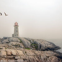 Buy canvas prints of Peggys Cove Lighthouse by Irene Penhale