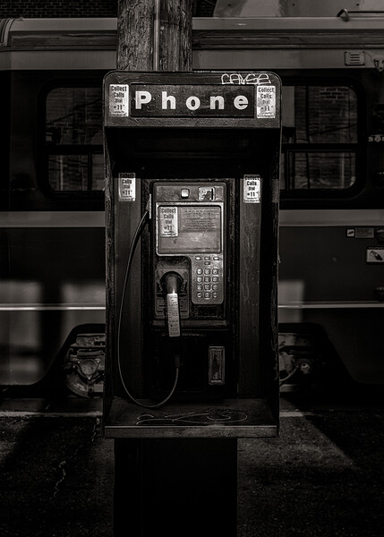 Phone Booth No 13 Picture Board by Brian Carson