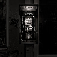 Buy canvas prints of Phone Booth No 4 by Brian Carson