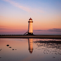 Buy canvas prints of Point Of Ayr Lighthouse by Pete Mainey