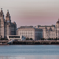 Buy canvas prints of Liverpool's Three Graces by Pete Mainey