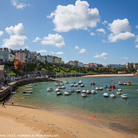 Buy canvas prints of Tenby Harbour by Pete Mainey