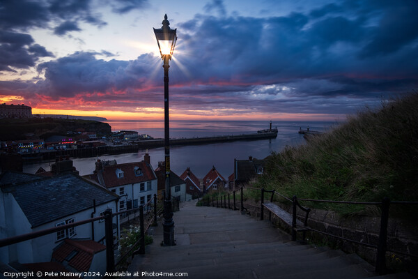Whitby Steps Picture Board by Pete Mainey