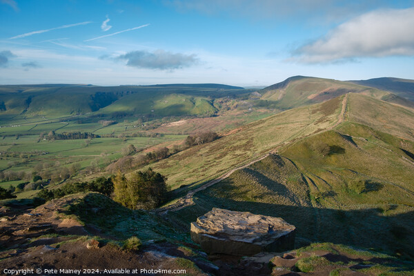 Mam Tor and The Great Ridge Picture Board by Pete Mainey
