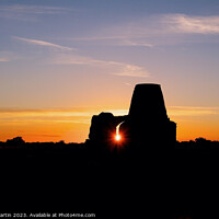 Buy canvas prints of St. Benet's Abbey on the Norfolk Broads. by David Martin