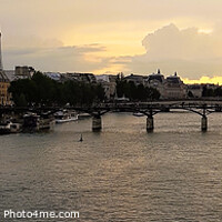 Buy canvas prints of Hints of Sunset by the Seine by Igor Alifanov