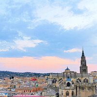 Buy canvas prints of Roofs Of Toledo At Dusk by Igor Alifanov