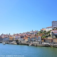Buy canvas prints of View Of Porto Old Town From Across Douro River by Igor Alifanov