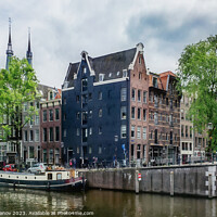 Buy canvas prints of Boats, Bridges, and Canal-Side Houses by Igor Alifanov