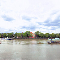 Buy canvas prints of Thames View From Battersea by Igor Alifanov