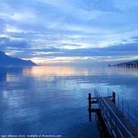 Buy canvas prints of Lake Geneva In The Early Evening by Igor Alifanov
