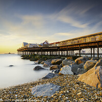 Buy canvas prints of Herne Bay Pier Sunset by Paul Martin